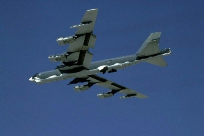 Apresenta&ccedil;&atilde;o feita pela For&ccedil;a A&eacute;rea americana de um B-52