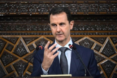 O presidente s&iacute;rio, Bashar al-Assad, em Damasco, S&iacute;ria, no dia 7 de junho de 2016
