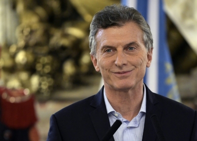 O presidente argentino, Mauricio Macri, em Buenos Aires, no dia 7 de abril de 2016