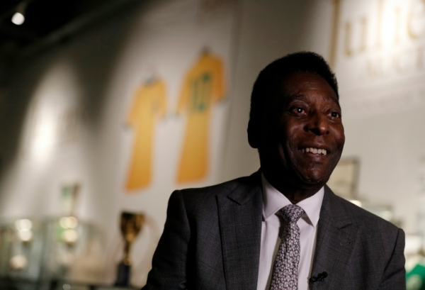 Pel&eacute;, em Londres, no dia 1&ordm; de junho de 2016