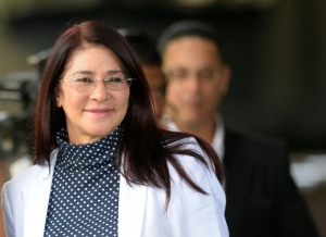 A primeira-dama venezuelana, Cilia Flores, em Caracas, no dia 5 de mar&ccedil;o de 2016