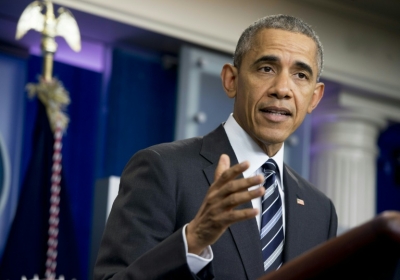 O presidente americano, Barack Obama, participa de coletiva de imprensa, em Washington, DC, no dia 5 de fevereiro de 2016