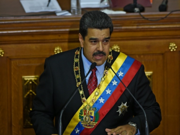 O presidente venezuelano, Nicol&aacute;s Maduro, na Assembleia Nacional, em Caracas, no dia 15 de janeiro de 2016