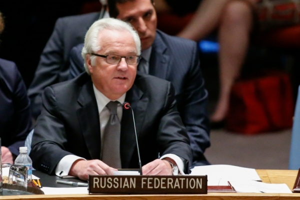 (Arquivo) O embaixador russo na ONU, Vitali Churkin
