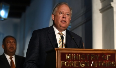 (Arquivo) O subsecret&aacute;rio de Estado americano, Thomas Shannon, em Colombo, Sri Lanka, no dia 14 de dezembro de 2015