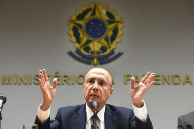 Meirelles participa de uma entrevista coletiva em Bras&iacute;lia
