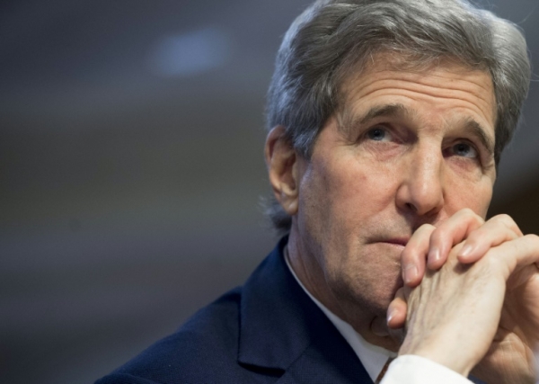 O secret&aacute;rio de Estado americano, John Kerry, em Washington, DC, no dia 24 de fevereiro de 2016