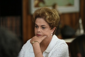 Dilma oferece uma entrevista coletiva &agrave; imprensa internacional no Pal&aacute;cio da Alvorada