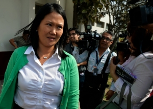 (Arquivo) A candidata Keiko Fujimori