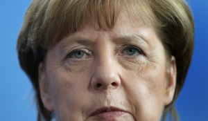 Angela Merkel em foto do dia 12 de fevereiro, em Berlim.