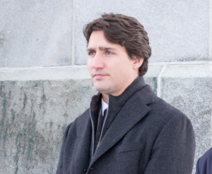 O primeiro-ministro canadense, Justin Trudeau, em Quebec, no dia 6 de fevereiro de 2016