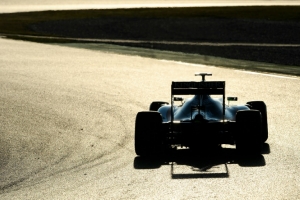 O alem&atilde;o Nico H&uuml;lkenberg, da Force India, durante o terceiro dia de testes, em Montmel&oacute;, no dia 24 de fevereiro de 2016