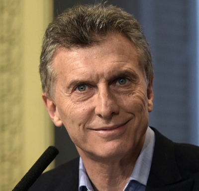 O presidente argentino, Mauricio Macri, em Buenos Aires, no dia 23 de maio de 2016