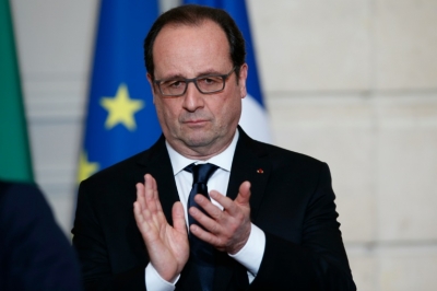 (Arquivo) O presidente franc&ecirc;s, Fran&ccedil;ois Hollande