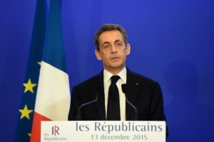 O ex-presidente franc&ecirc;s Nicolas Sarkozy, em Paris, no dia 13 de dezembro de 2015