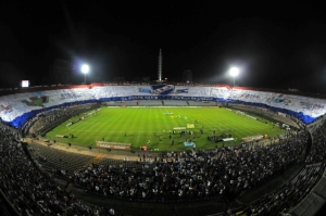 (Arquivo) Vista geral do est&aacute;dio Centen&aacute;rio, em Montevid&eacute;u, no dia 3 de abril de 2013