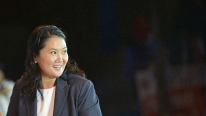 A candidata Keiko Fujimori, em Lima, no dia 2 de junho de 2016