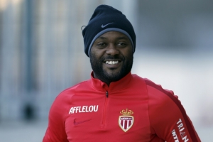 (Arquivo) O brasileiro V&aacute;gner Love sorri durante treinamento em M&ocirc;naco, na Fran&ccedil;a, em 4 de fevereiro de 2016