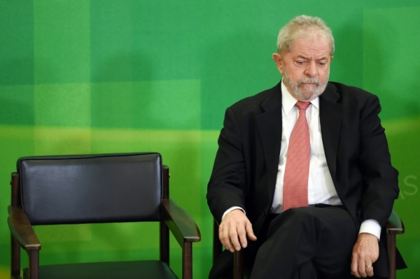 O ex-presidente Luiz In&aacute;cio Lula da Silva, em Bras&iacute;lia, no dia 17 de mar&ccedil;o de 2016