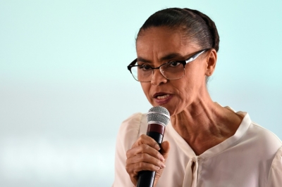 A ex-candidata &agrave; presid&ecirc;ncia Marina Silva, em Bras&iacute;lia, no dia 5 de abril de 2016