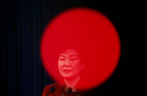 (Arquivo) A presidente da Coreia do Sul, Park Geun-hye, &eacute; vista em Seul, capital do pa&iacute;s, em 13 de janeiro de 2016