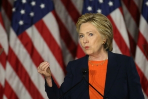 A pr&eacute;-candidata democrata &agrave; Casa Branca Hillary Clinton, em San Diego, Calif&oacute;rnia, no dia 2 de junho de 2016