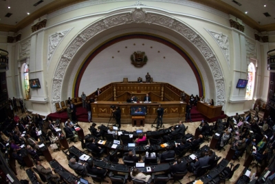 O Parlamento venezuelano, em Caracas, no dia 17 de mar&ccedil;o de 2016
