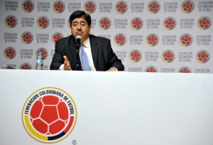 (Arquivo) O ex-presidente da Federa&ccedil;&atilde;o Colombiana Luis Bedoya