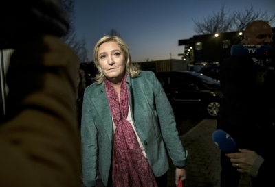 A presidente da ultradireitista Frente Nacional, Marine Le Pen