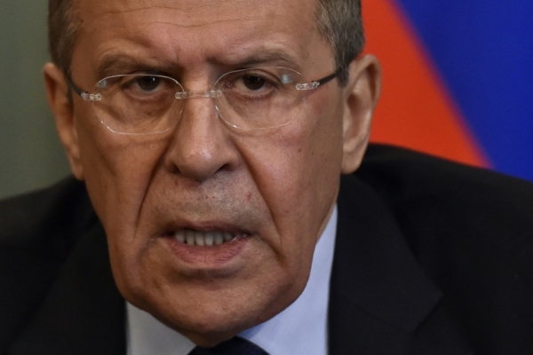 O ministro russo das Rela&ccedil;&otilde;es Exteriores, Sergei Lavrov, em Moscou, no dia 23 de mar&ccedil;o de 2016