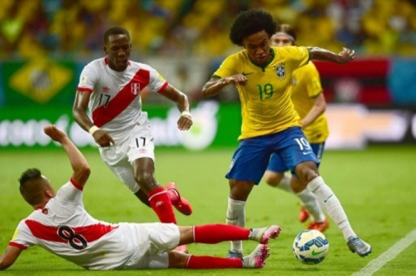 (Novembro) Jogo entre Brasil e Peru pelas eliminat&oacute;rias da Copa do Mundo de 2018