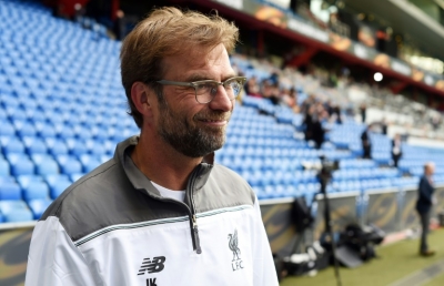 O t&eacute;cnico do Liverpool, J&uuml;rgen Klopp, durante sess&atilde;o de treino, na Basileia, no dia 17 de maio de 2016