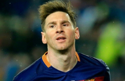 Lionel Messi, do Barcelona, durante partida contra o Arsenal, em Barcelona, no dia 16 de mar&ccedil;o de 2016