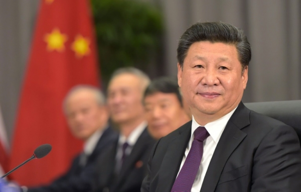 O presidente chin&ecirc;s Xi Jinping em Washington em 31 de mar&ccedil;o