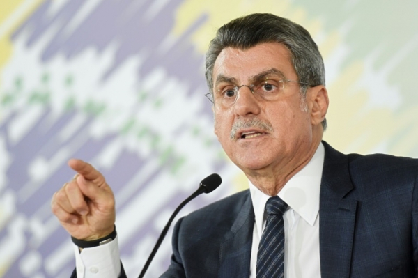 O ministro do planejamento, Romero Juc&aacute;, participa de coletiva de imprensa, em Bras&iacute;lia, no dia 23 de maio de 2016