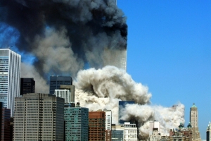 (Arquivo) Ataque ao World Trade Center, em Nova York, no dia 11 de setembro de 2001