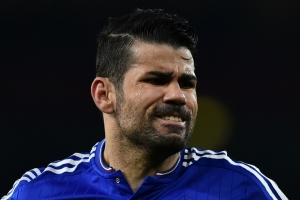 O jogador brasileiro, Diego Costa, em Londres, no dia 24 de janeiro de 2016