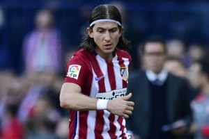 O lateral-esquerdo brasileiro do Atl&eacute;tico de Madri Filipe Luis, em Madri, no dia 24 de janeiro de 2016