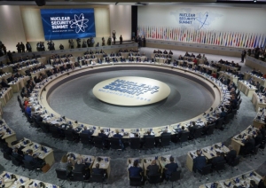 L&iacute;deres mundiais se re&uacute;nem para a primeira c&uacute;pula sobre seguran&ccedil;a nuclear, em Washington, no dia 1&ordm; de abril de 2016