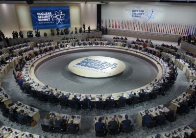 L&iacute;deres mundiais se re&uacute;nem para a primeira c&uacute;pula sobre seguran&ccedil;a nuclear, em Washington, no dia 1&ordm; de abril de 2016