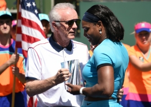 (20 mar) Raymond Moore e a tenista Serena Williams