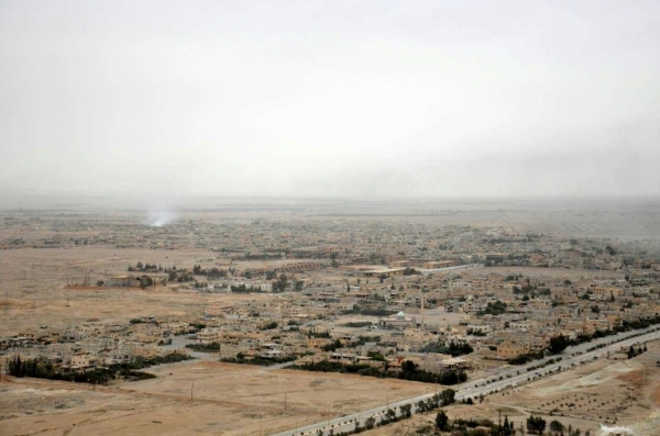 A cidade de Palmira, no dia 27 de mar&ccedil;o de 2016