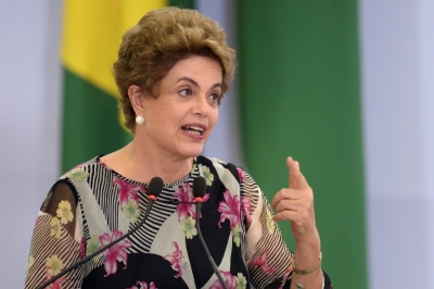 A presidente Dilma Rousseff &eacute; vista em 23 de mar&ccedil;o de 2016