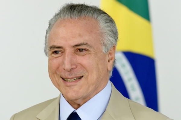 O presidente interino Michel Temer, em Bras&iacute;lia, no dia 18 de maio de 2016