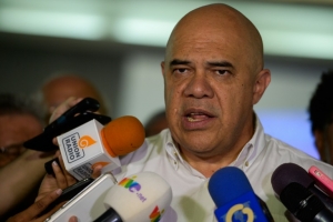 O porta-voz da Mesa da Unidade Democr&aacute;tica (MUD, de oposi&ccedil;&atilde;o), Jes&uacute;s Torrealba, em Caracas, no dia 7 de maio de 2016