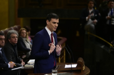 S&aacute;nchez participa de um debate parlamentar em Madri
