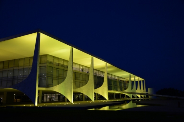 O Pal&aacute;cio do Planalto, em Bras&iacute;lia, no dia 11 de maio de 2016
