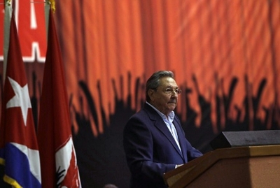 (Arquivo) O presidente cubano Ra&uacute;l Castro, do Partido Comunista de Cuba (PCC), participa de um congresso do partido, em Havana, no dia 29 de janeiro de 2012