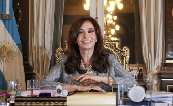 (Arquivo) A ex-presidente argentina Cristina Kirchner, em Buenos Aires, no dia 29 de setembro de 2010