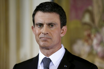 (Arquivo) O primeiro-ministro franc&ecirc;s, Manuel Valls